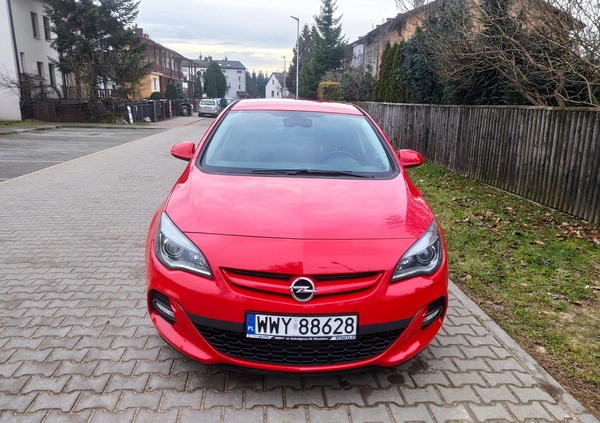 Opel Astra cena 28500 przebieg: 285000, rok produkcji 2013 z Wyszków małe 121